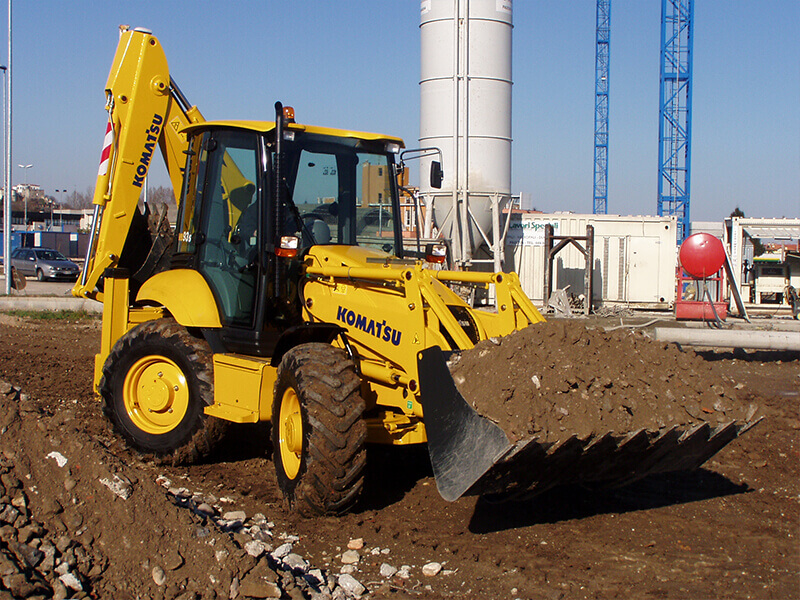 Радиатор комацу wb93s