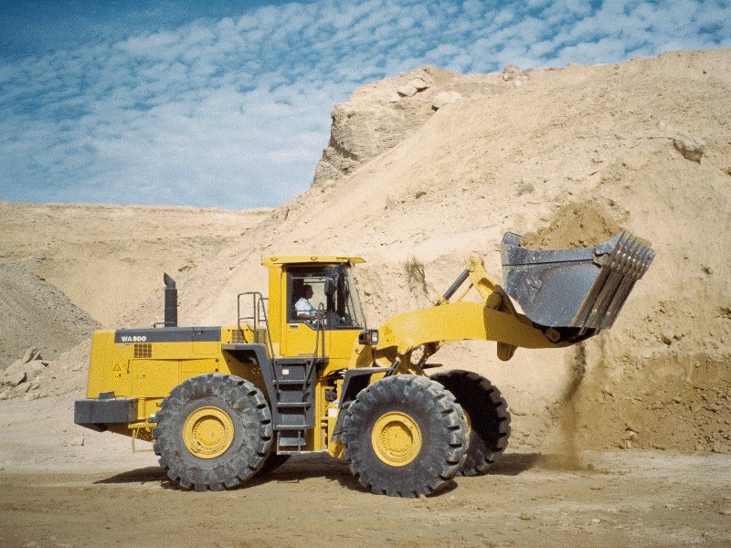 Колесный фронтальный погрузчик Komatsu WA500-6