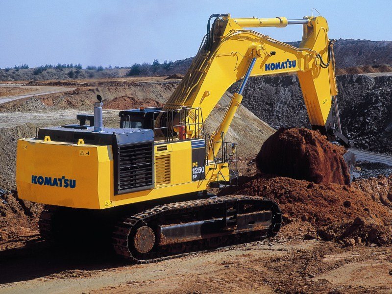 Гусеничный экскаватор Komatsu PC1250-8 (с обратной лопатой)