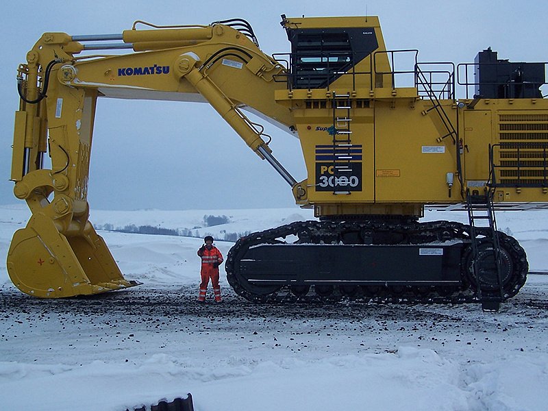 Гусеничный экскаватор Komatsu PC3000-6, Е-6 (с обратной лопатой)