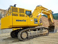 Гусеничный экскаватор Komatsu PC2000-8 с обратной лопатой изображение 9