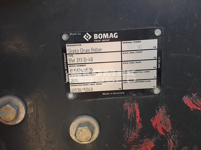 Грунтовый каток Bomag BW 213 D-40