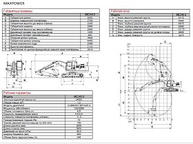 Новый гусеничный экскаватор MAXPOWER 