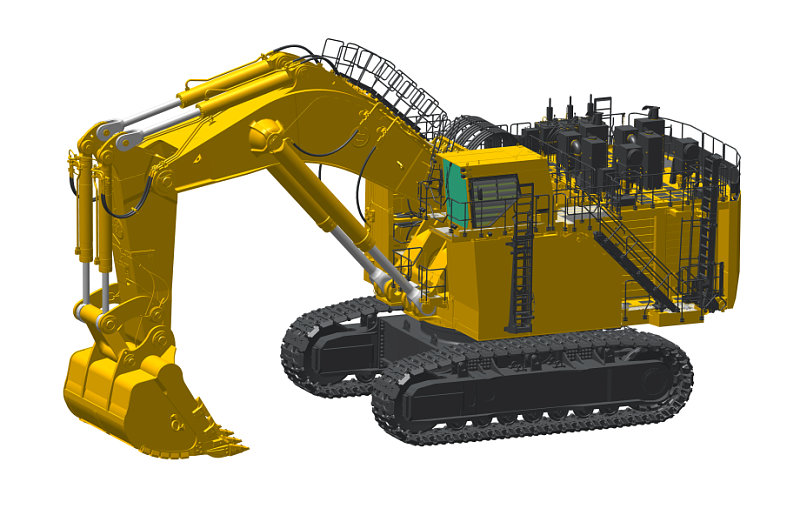 Гусеничный экскаватор Komatsu PC7000 (с обратной лопатой)