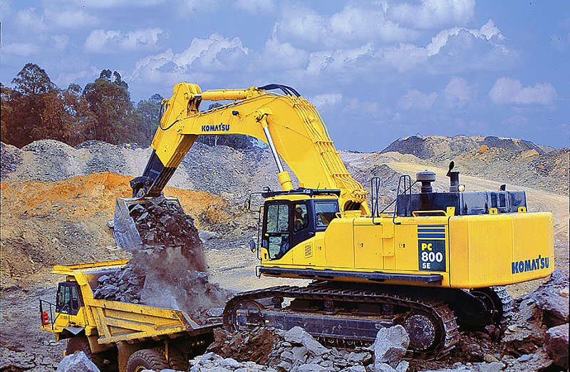 Гусеничный экскаватор Komatsu PC800SE-8 (с обратной лопатой)