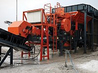 Мобильная щековая дробилка Sandvik UJ300