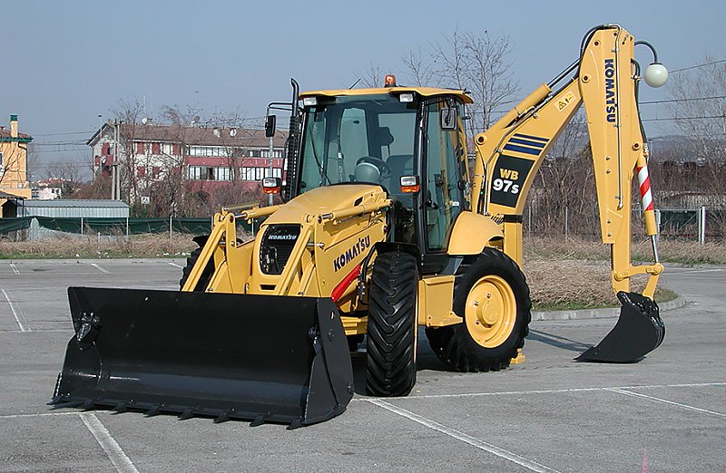 Экскаватор-погрузчик Komatsu WB97S-5