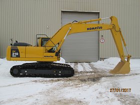 Габаритная модель экскаватора Komatsu PC210 готова к поставке!