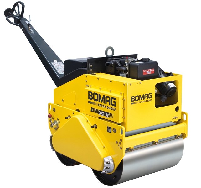 Сопровождаемый двухвальцовый виброкаток Bomag BW 75 H