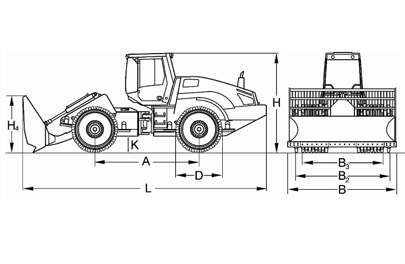 Мусороуплотнитель Bomag BC 462 RB