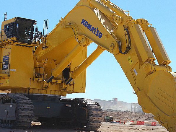 Гусеничный экскаватор Komatsu PC8000-6, Е-6 (с обратной лопатой)