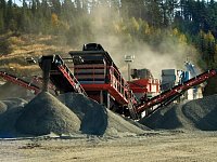 Мобильный грохот Sandvik UF320