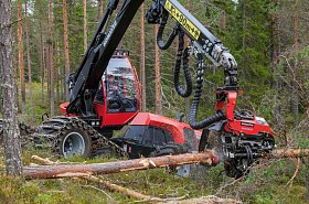 Харвестер Komatsu 911: универсальный солдат для лесозаготовки Komatsu 911
