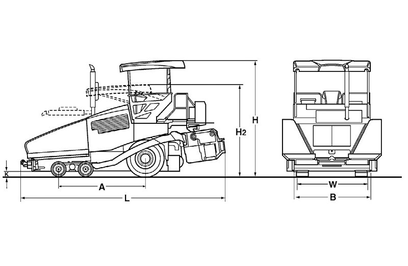 Асфальтоукладчик Bomag BF 600 P-2 S500|600