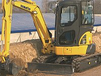 Миниэкскаватор Komatsu PC35MR-3 изображение 3