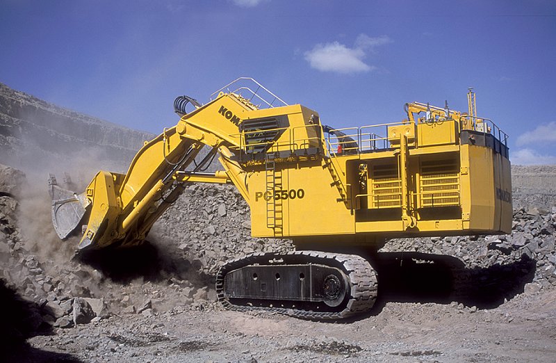 Гусеничный экскаватор Komatsu PC5500-6, Е-6 (с прямой лопатой)