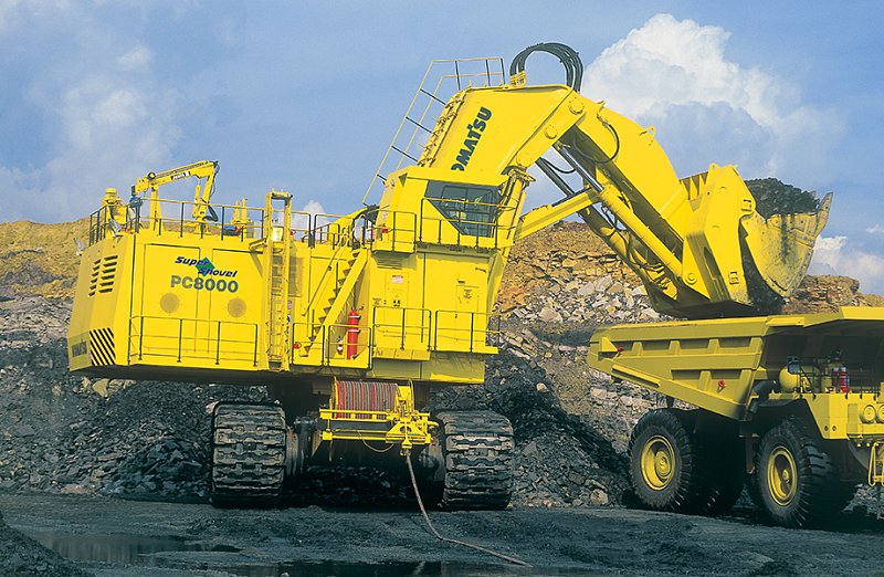 Гусеничный экскаватор Komatsu PC8000-6, Е-6 (с прямой лопатой)